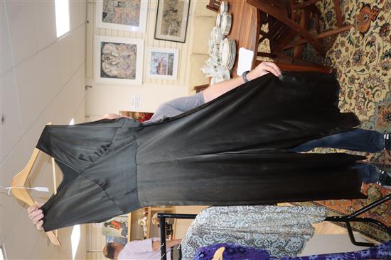 An Egyptian metal and net top and a black all-in-one trousers (2)
